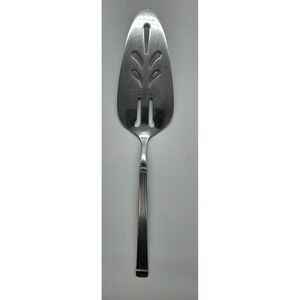 Vintage Stainless Korea Slotted Serving Spatula Pie Cake Server Utensil